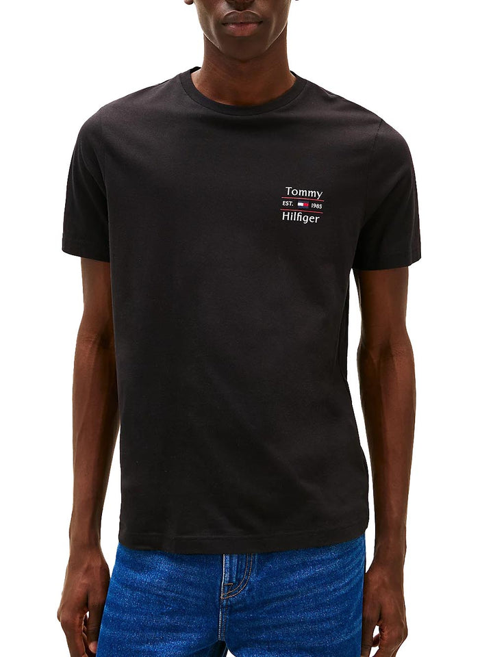 Tommy Hilfiger T-shirt Uomo Mw0mw38622 Nero