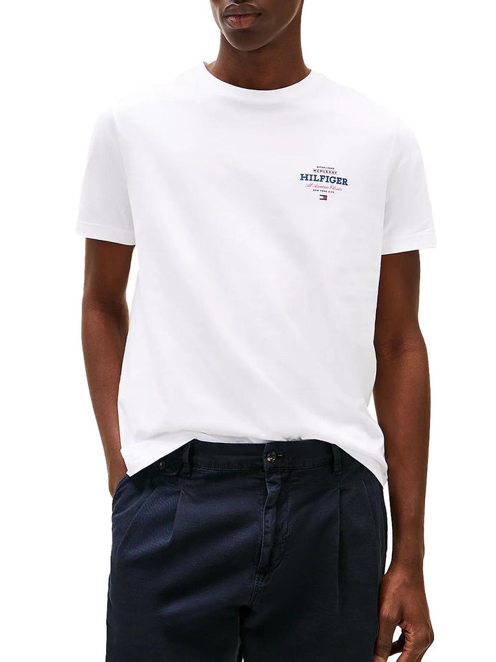 Tommy Hilfiger T-shirt Uomo Mw0mw38644 Bianco