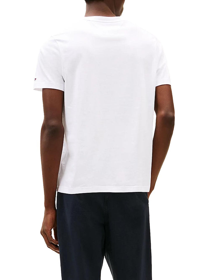 Tommy Hilfiger T-shirt Uomo Mw0mw38644 Bianco