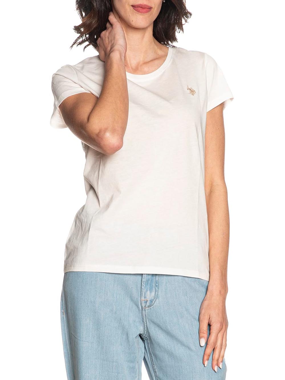 U.S. Polo Assn. T-shirt Donna Cry Us41354008 Bianco