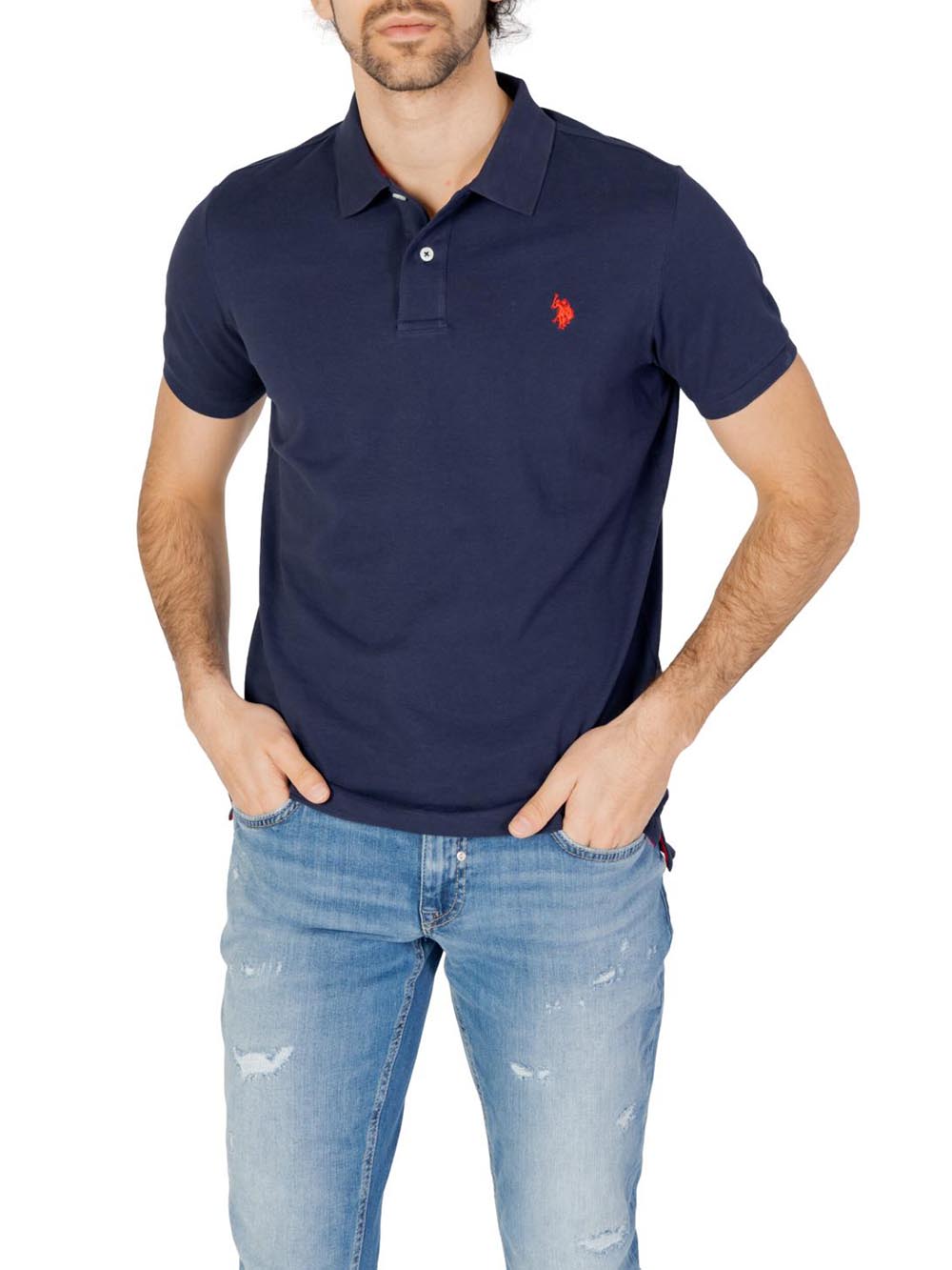 U.S. Polo Assn. Polo Uomo King Us41197001 Blu scuro
