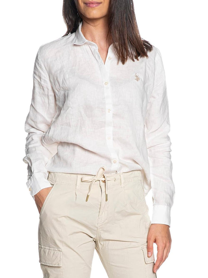 U.S. Polo Assn. Camicia Donna Luzy Us41304004 Bianco