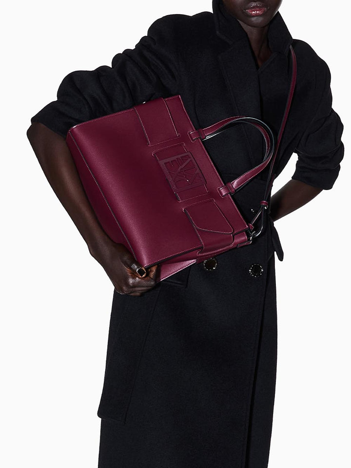Armani Exchange Borsa a Mano Donna 942689 0a874 Bordeaux
