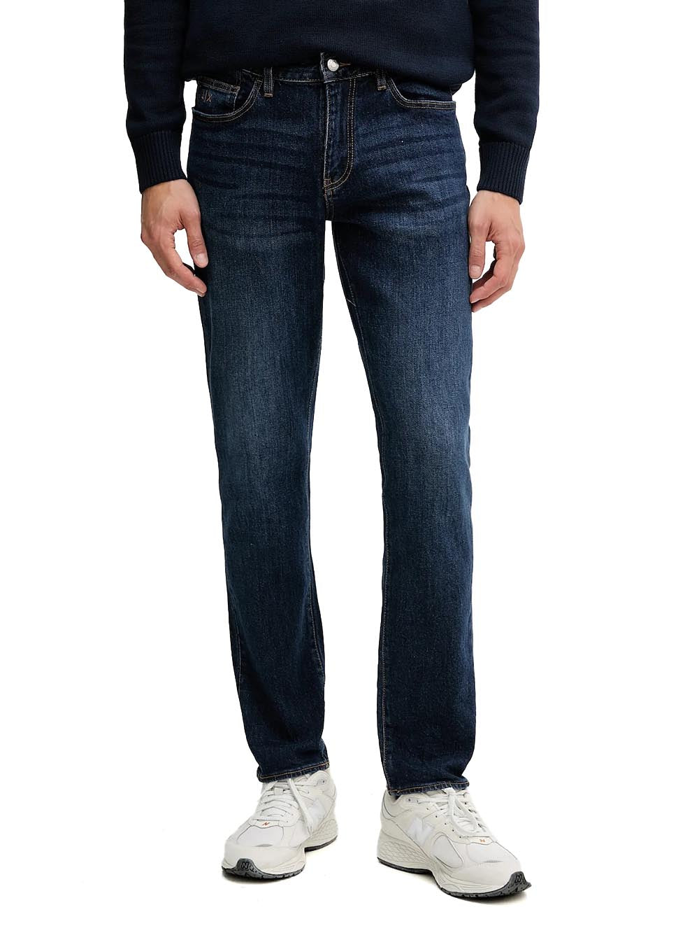 slim Armani Exchange Jeans Uomo Xm000070 Af14265 Scuro