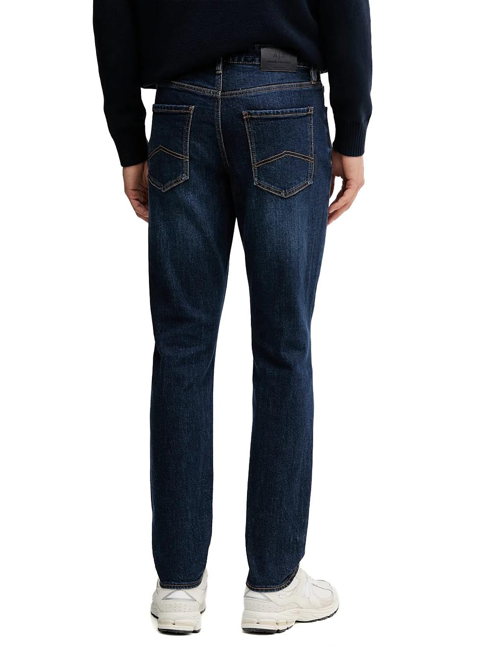 slim Armani Exchange Jeans Uomo Xm000070 Af14265 Scuro