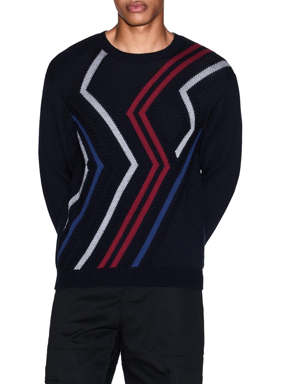 Armani Exchange Pullover Uomo Xm001323 Af13776 Blu