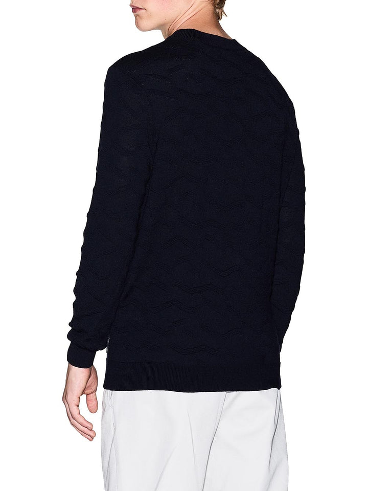 Armani Exchange Pullover Uomo Xm001560 Af11982 Blu