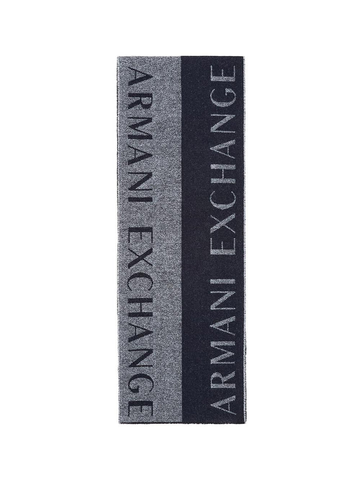 Armani Exchange Sciarpa Uomo Xm001715 Af17471 Blu/grigio