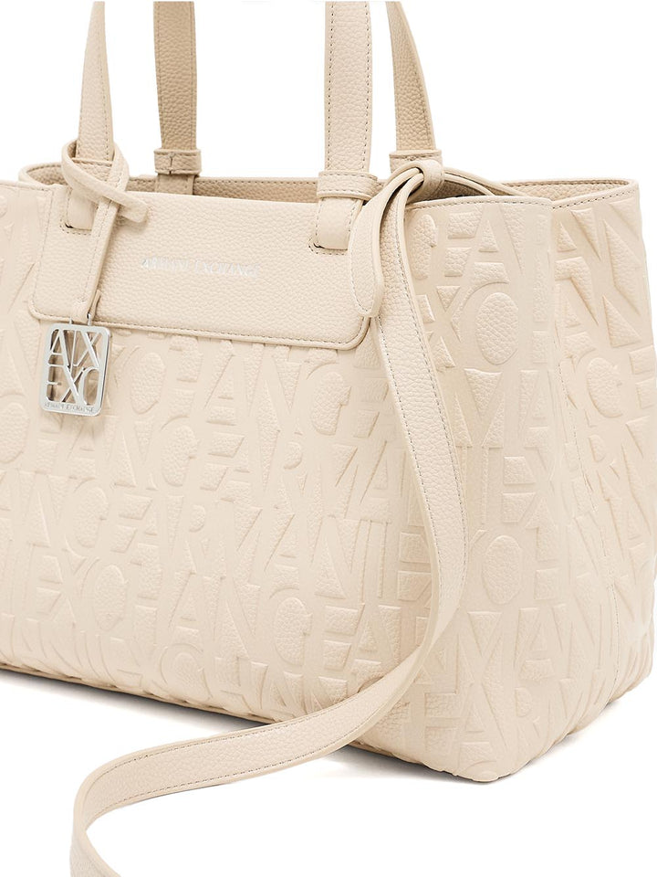 Armani Exchange Borsa a Mano Donna Xw001222 Af15774 Beige