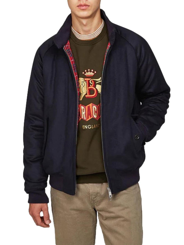 Baracuta Giubbino Uomo Brcps1076 Ut2842 Blu