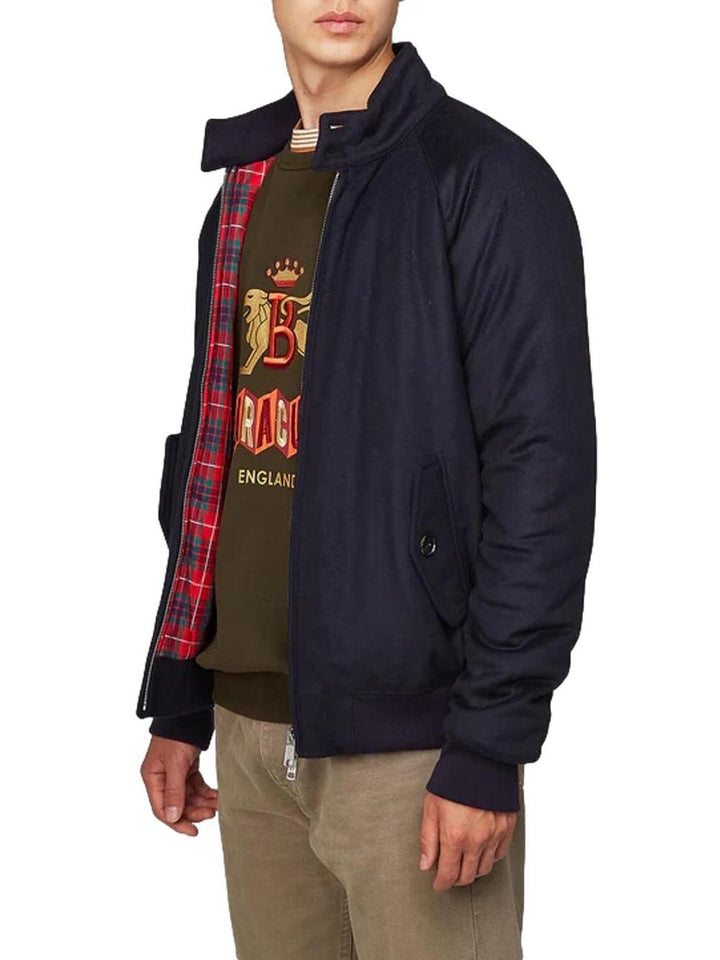 Baracuta Giubbino Uomo Brcps1076 Ut2842 Blu