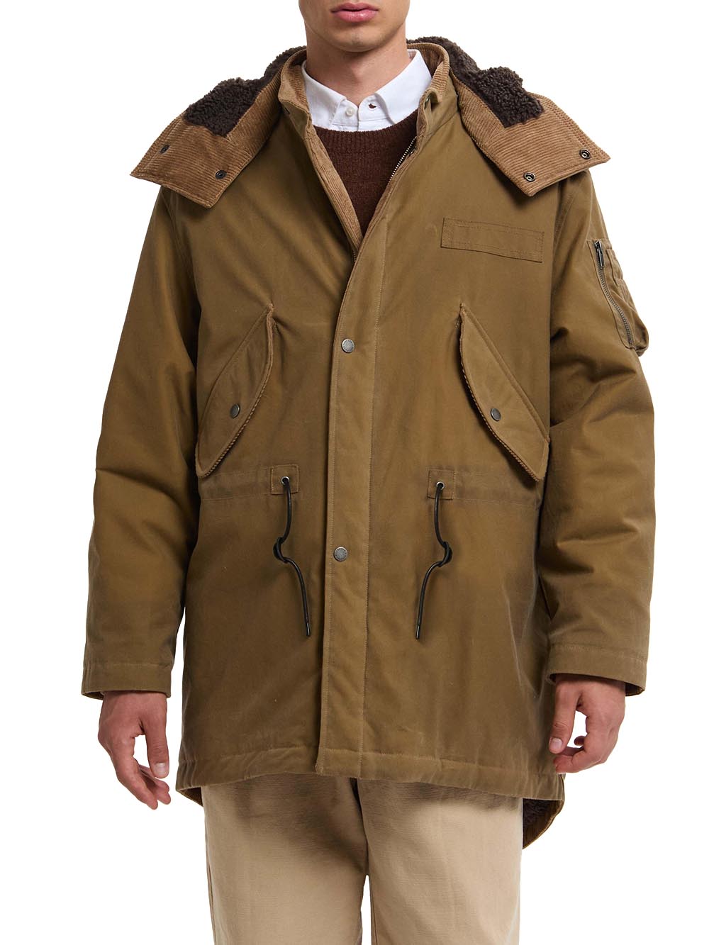 Baracuta Parka Uomo Brcps1131ut1998 Nocciola