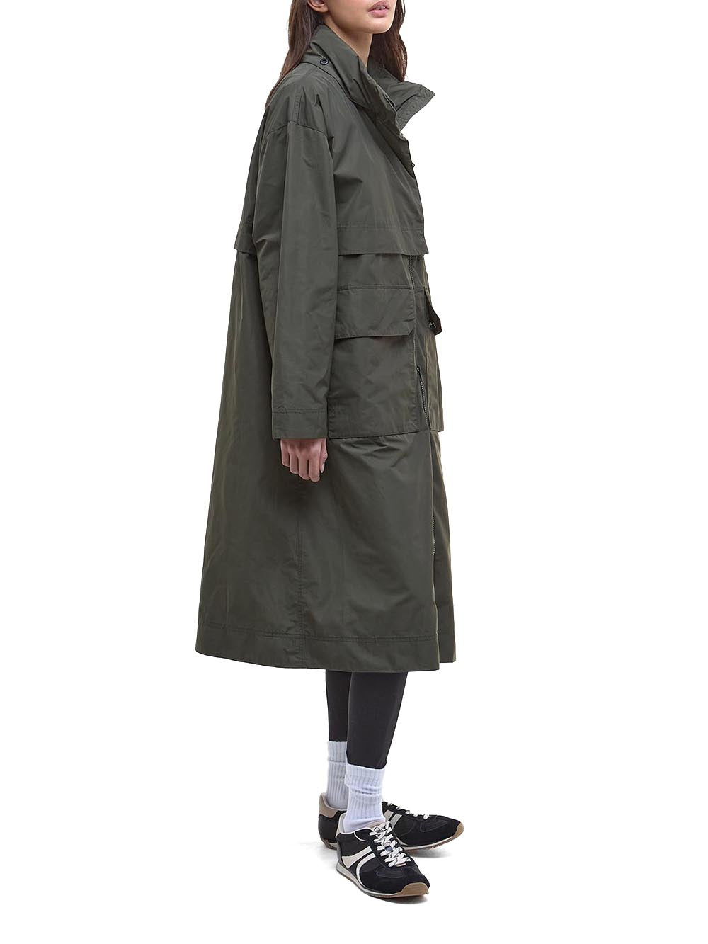 Barbour International Trench Donna Lsp0243 Verde