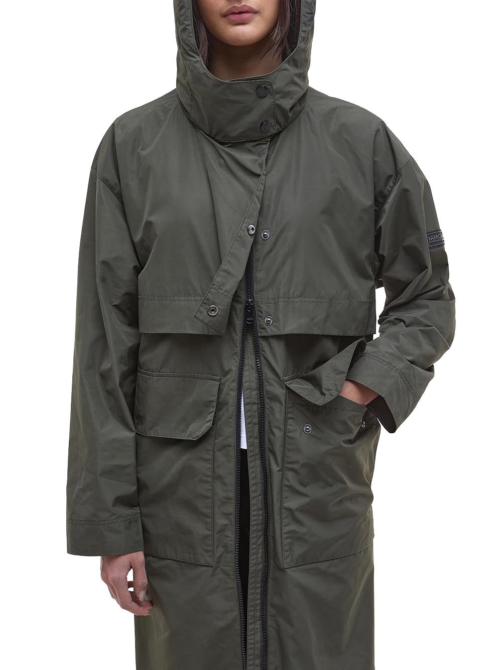Barbour International Trench Donna Lsp0243 Verde