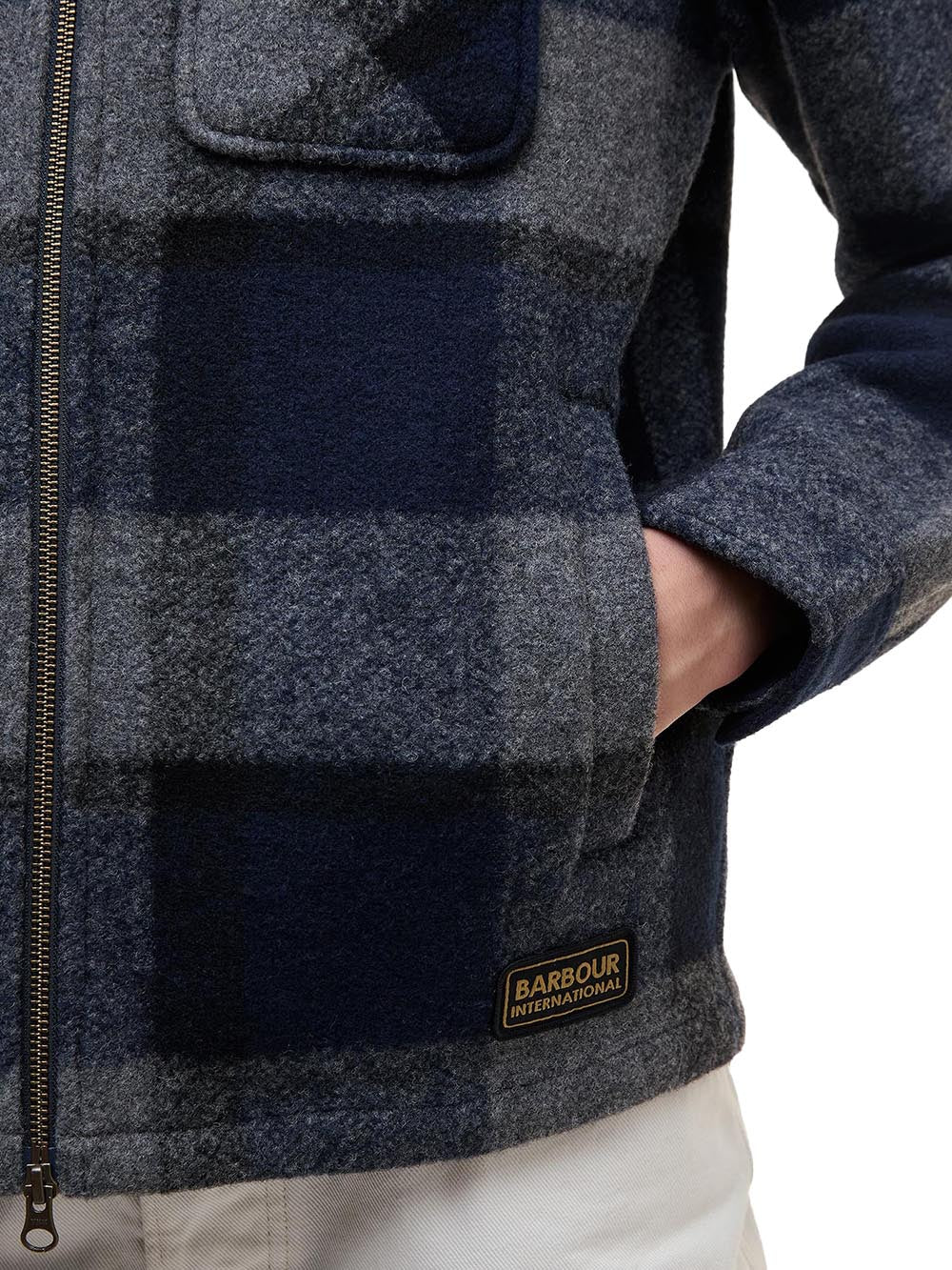 Barbour International Camicia Uomo Mfl0223 Blu