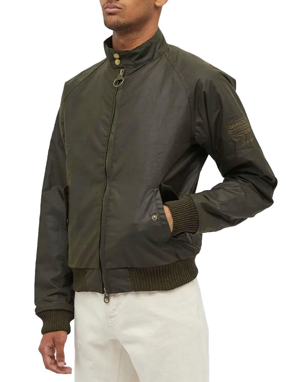 Barbour International Giubbino Uomo Mwx0465 Verde oliva