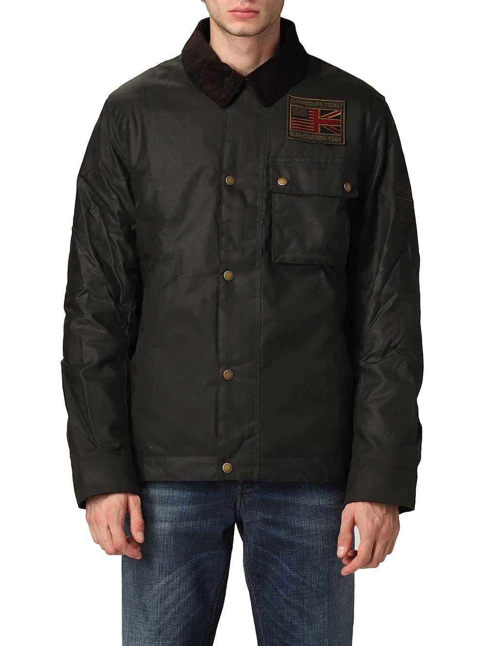 Barbour International Giubbino Uomo Mwx1853 Verde