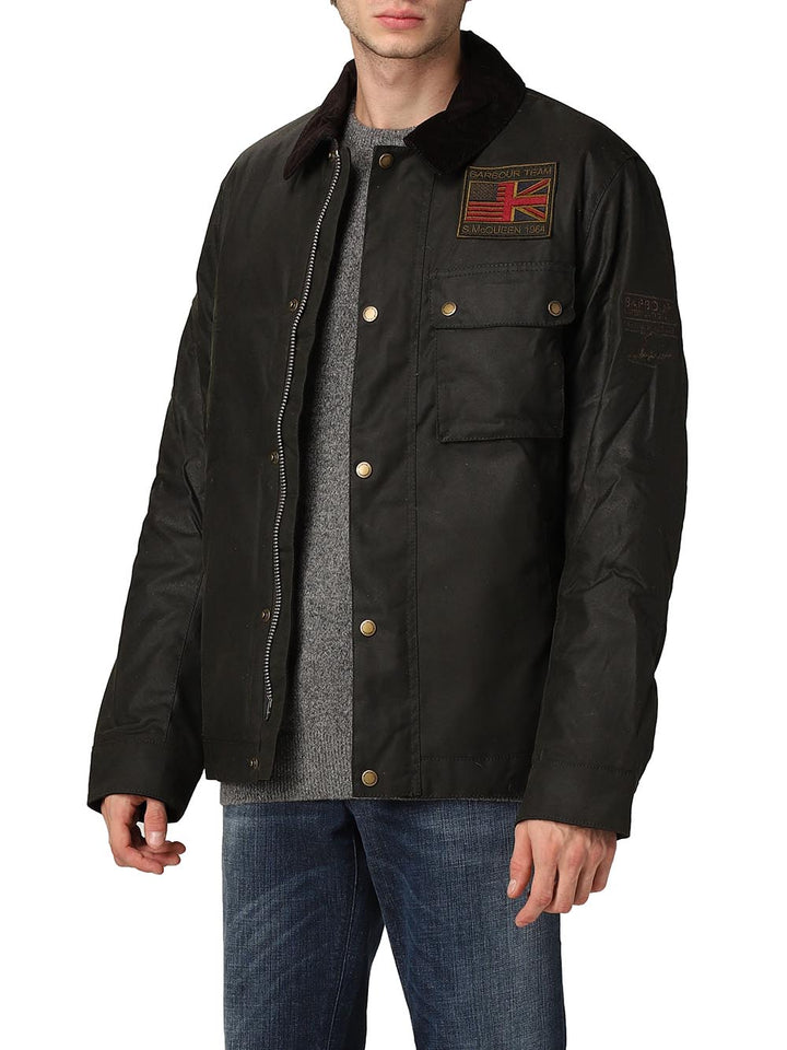 Barbour International Giubbino Uomo Mwx1853 Verde