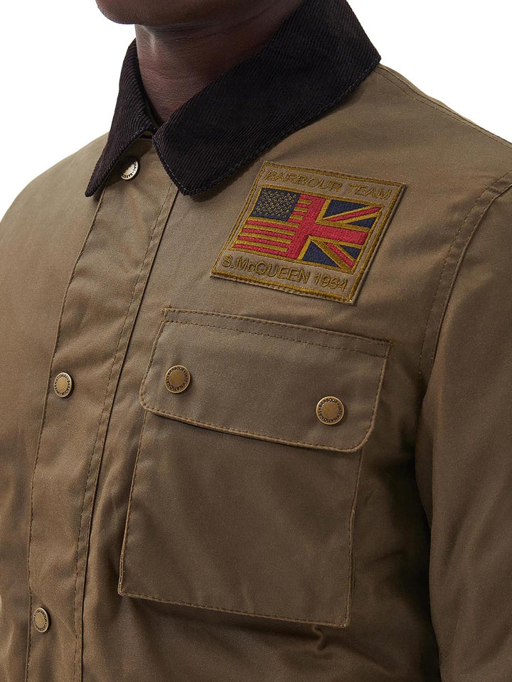 Barbour International Giubbino Uomo Mwx1853 Marrone