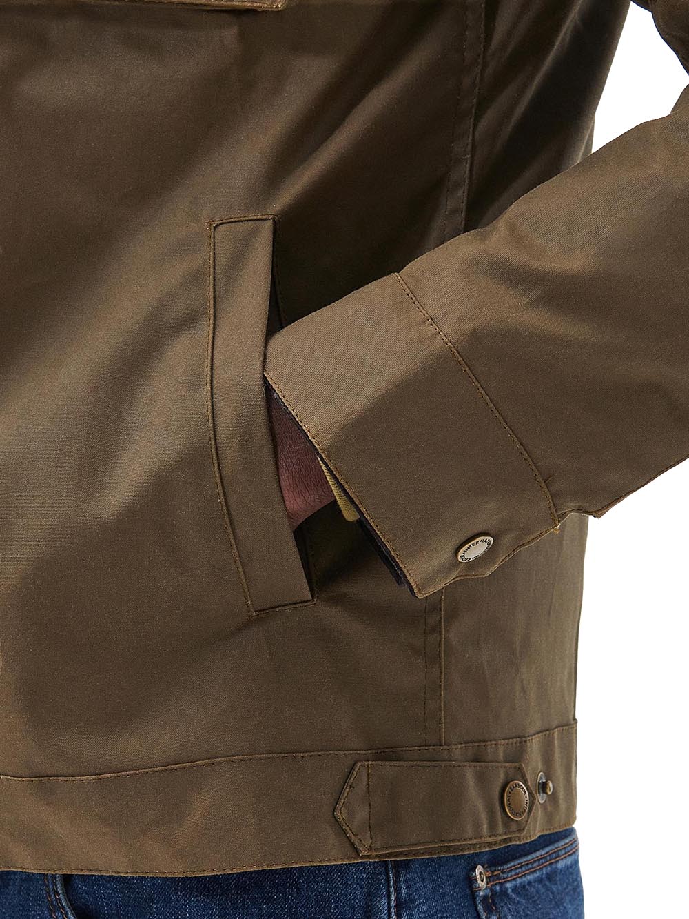 Barbour International Giubbino Uomo Mwx1853 Marrone