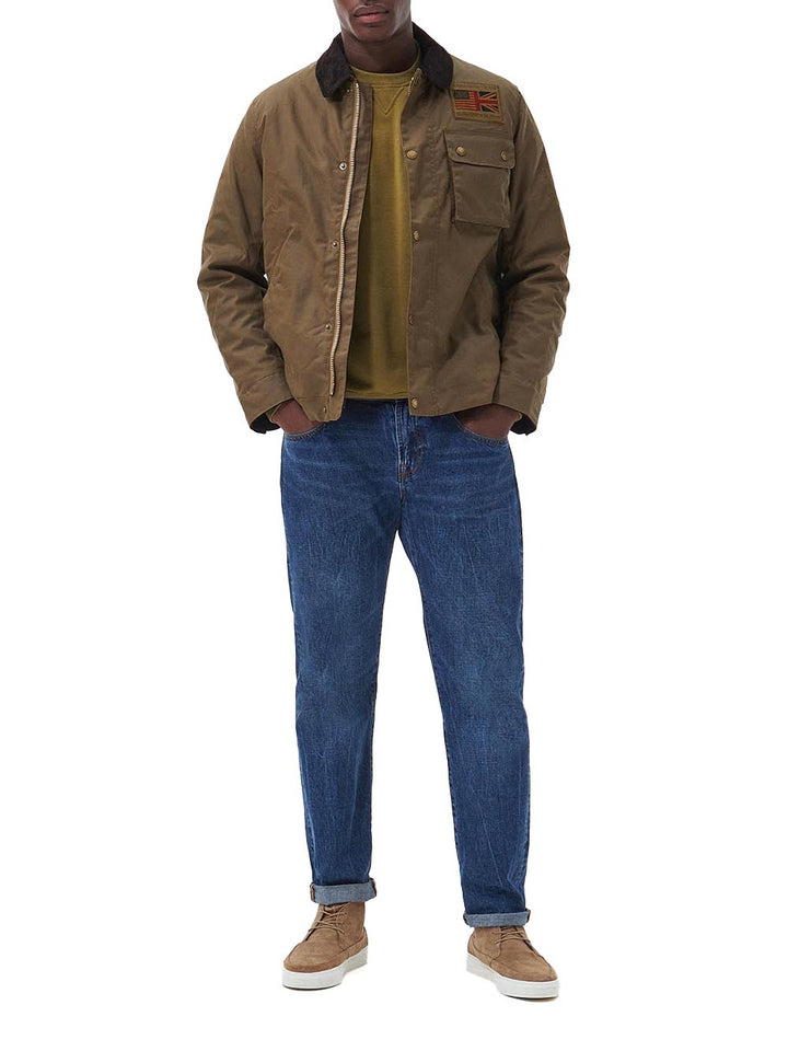 Barbour International Giubbino Uomo Mwx1853 Marrone