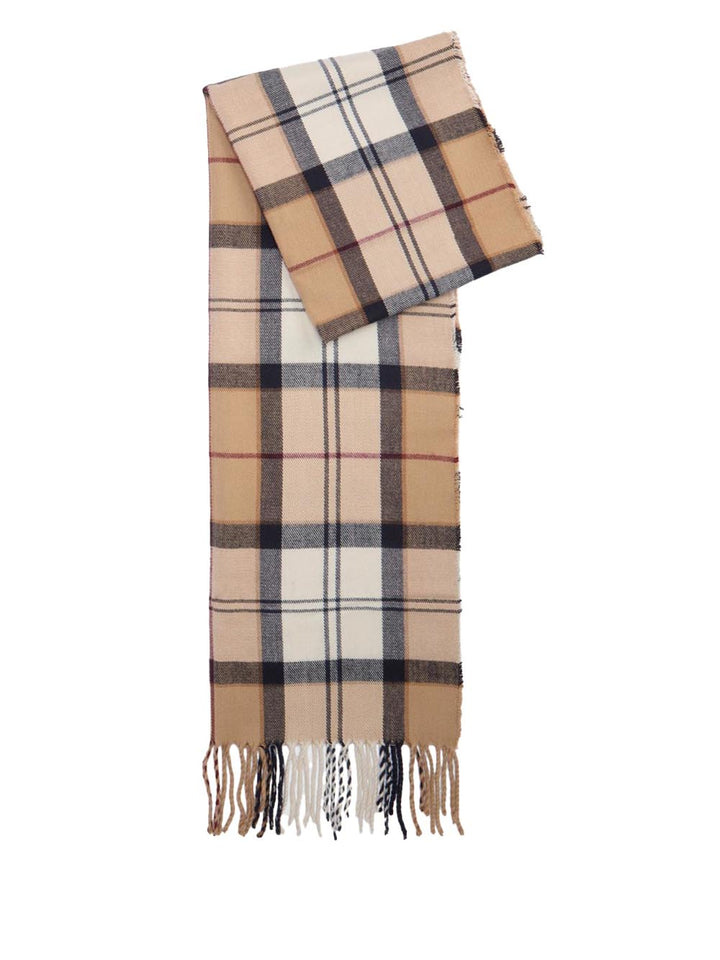 Barbour Set Cappello & Sciarpa Donna Lgs0054 Cammello/beige