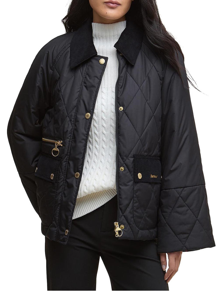 Barbour Giubbino Donna Lqu1840 Nero