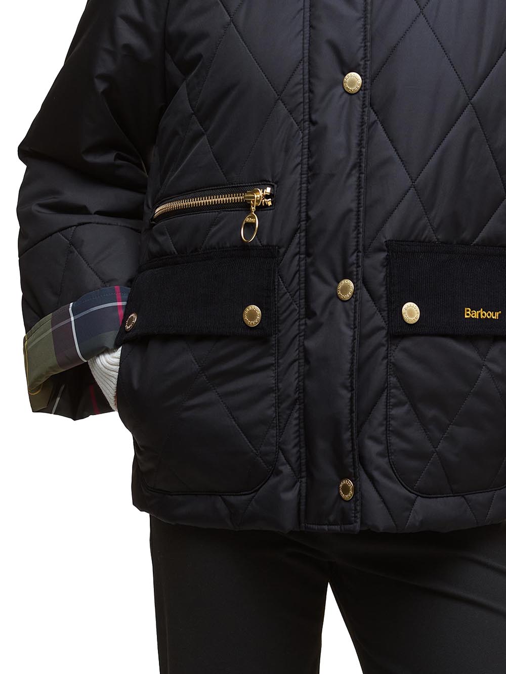 Barbour Giubbino Donna Lqu1840 Nero