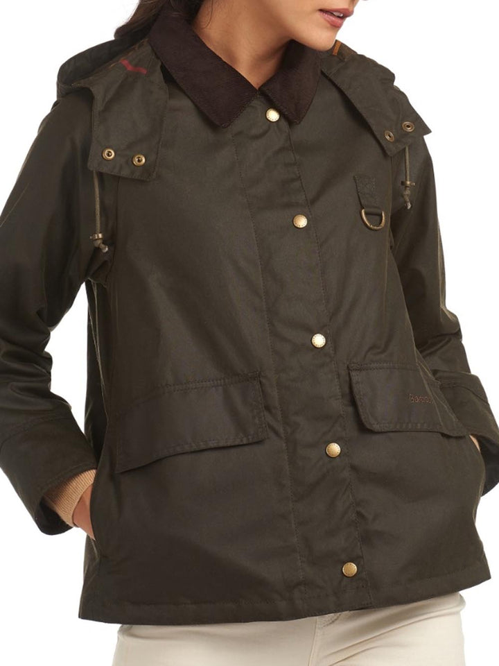Barbour Giubbino Donna Lwx1081 Verde oliva