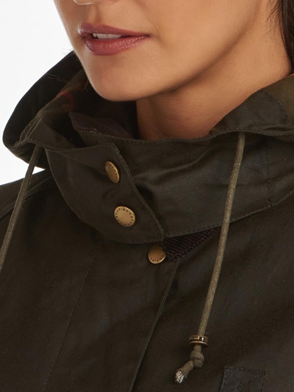 Barbour Giubbino Donna Lwx1081 Verde oliva