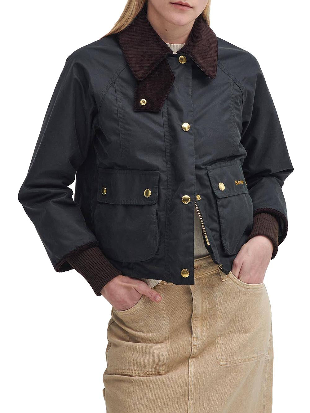 Barbour Giubbino Donna Lwx1403 Verde salvia