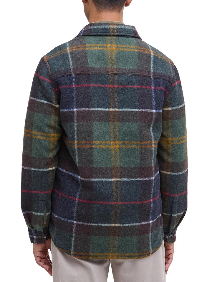Barbour Camicia Uomo Mos0400 Verde/blu