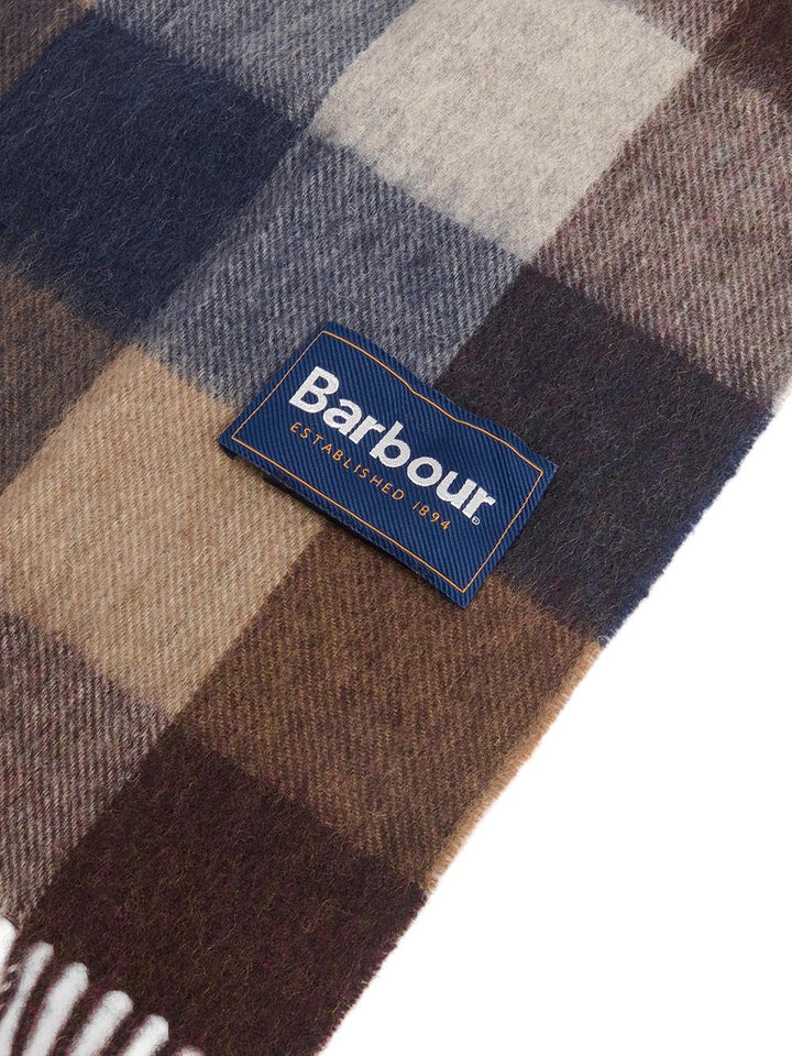 Barbour Sciarpa Uomo Usc0005 Marrone/blu