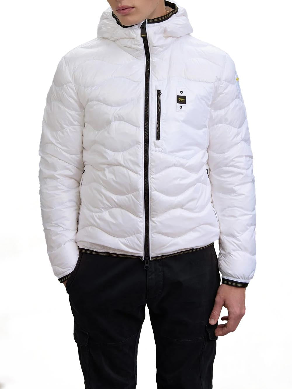 Blauer Giubbino Uomo 25wbluc03074 006355 Bianco
