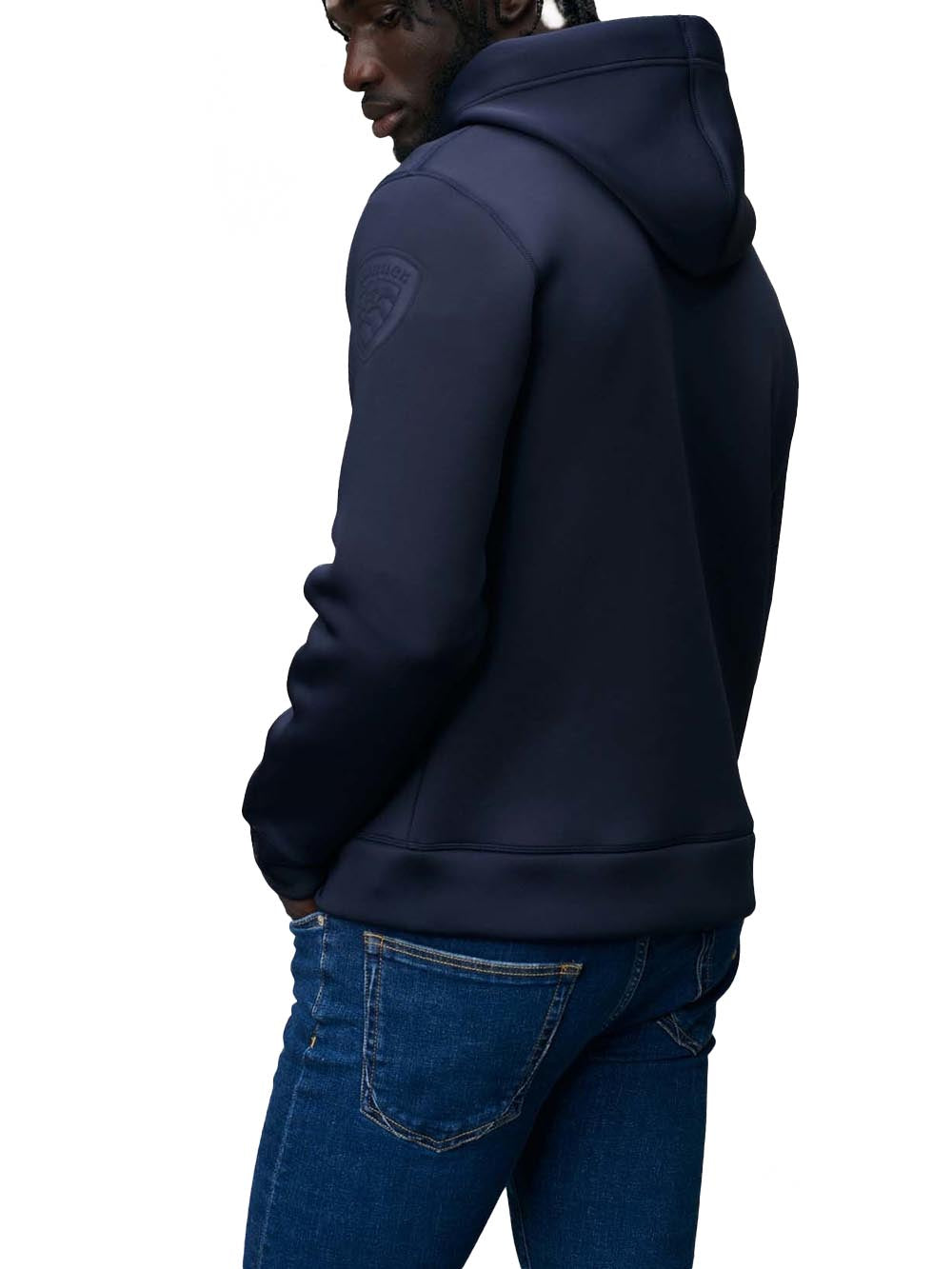 Blauer Felpa Uomo 25wbluf02093 004745 Blu
