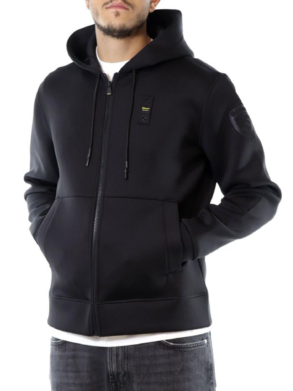 Blauer Felpa Uomo 25wbluf02093 004745 Nero