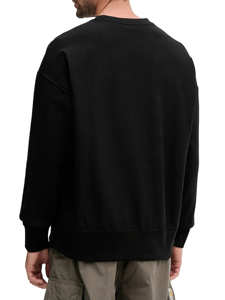 Calvin Klein Felpa Uomo Lv04rc277g Nero