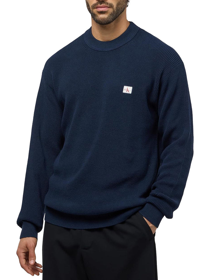 Calvin Klein Maglia Uomo Lv04rd313g Blu