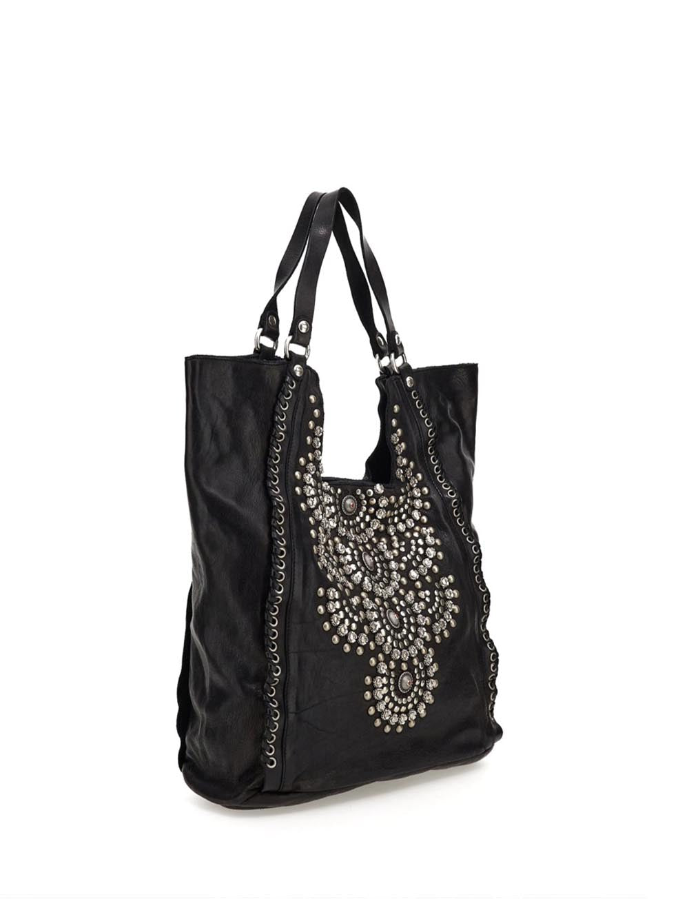 Campomaggi Borsa Shopping Donna C000010nd X0028 Nero