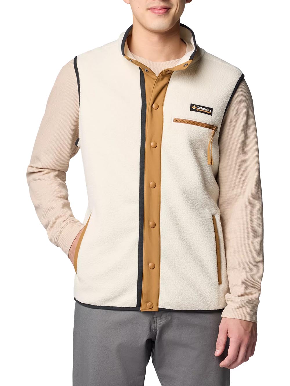 COLUMBIA Smanicato Uomo 2090901191 Am8867 Panna