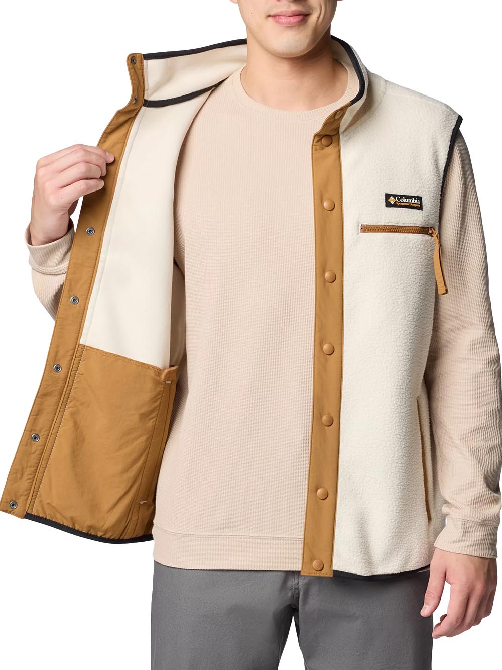 COLUMBIA Smanicato Uomo 2090901191 Am8867 Panna