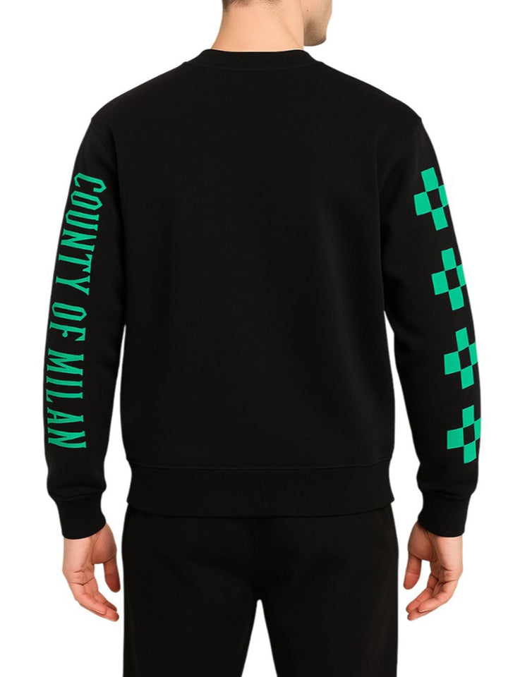 COUNTY OF MILAN Felpa Uomo F5camasw046 Nero