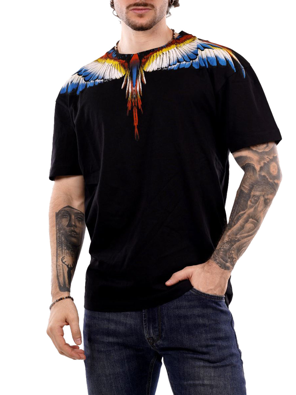 COUNTY OF MILAN T-shirt Uomo F5camath023 Nero