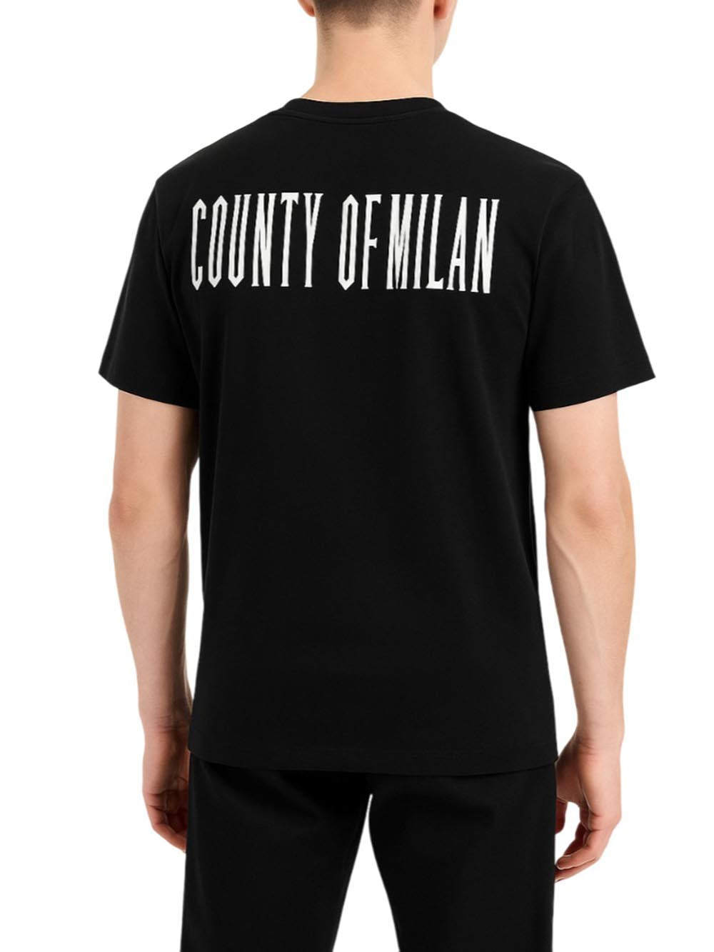 COUNTY OF MILAN T-shirt Uomo F5camath037 Nero