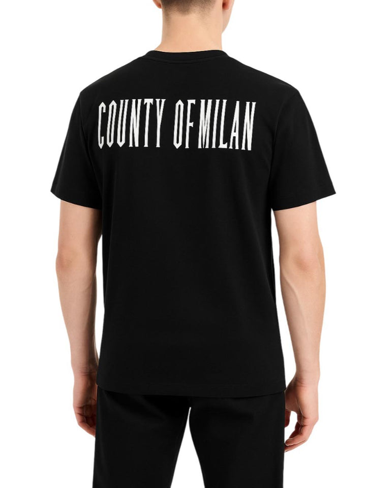 COUNTY OF MILAN T-shirt Uomo F5camath037 Nero
