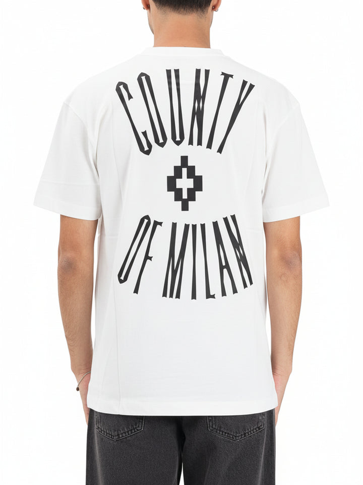 COUNTY OF MILAN T-shirt Uomo F5camath057 Off white
