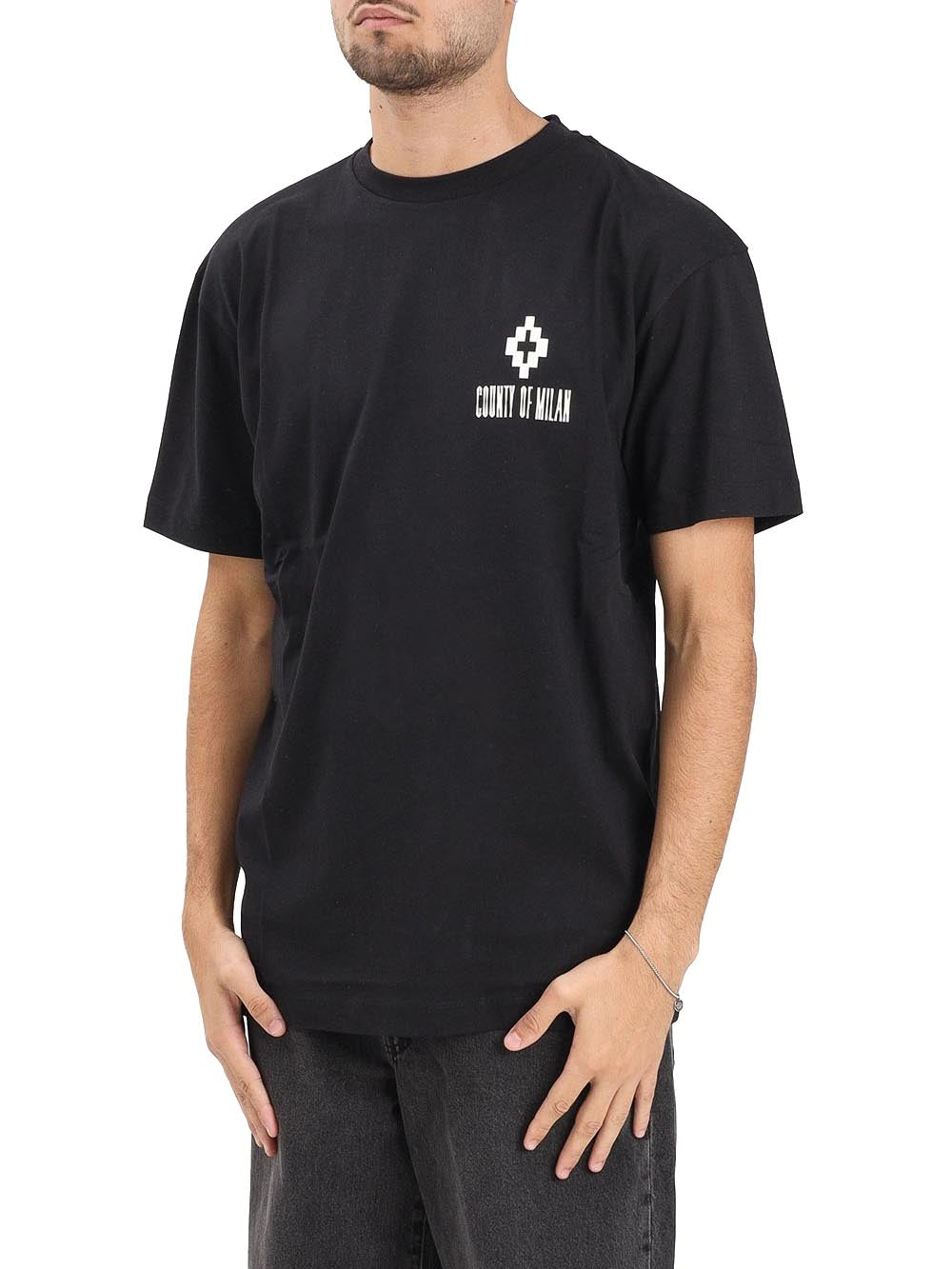 COUNTY OF MILAN T-shirt Uomo F5camath057 Nero
