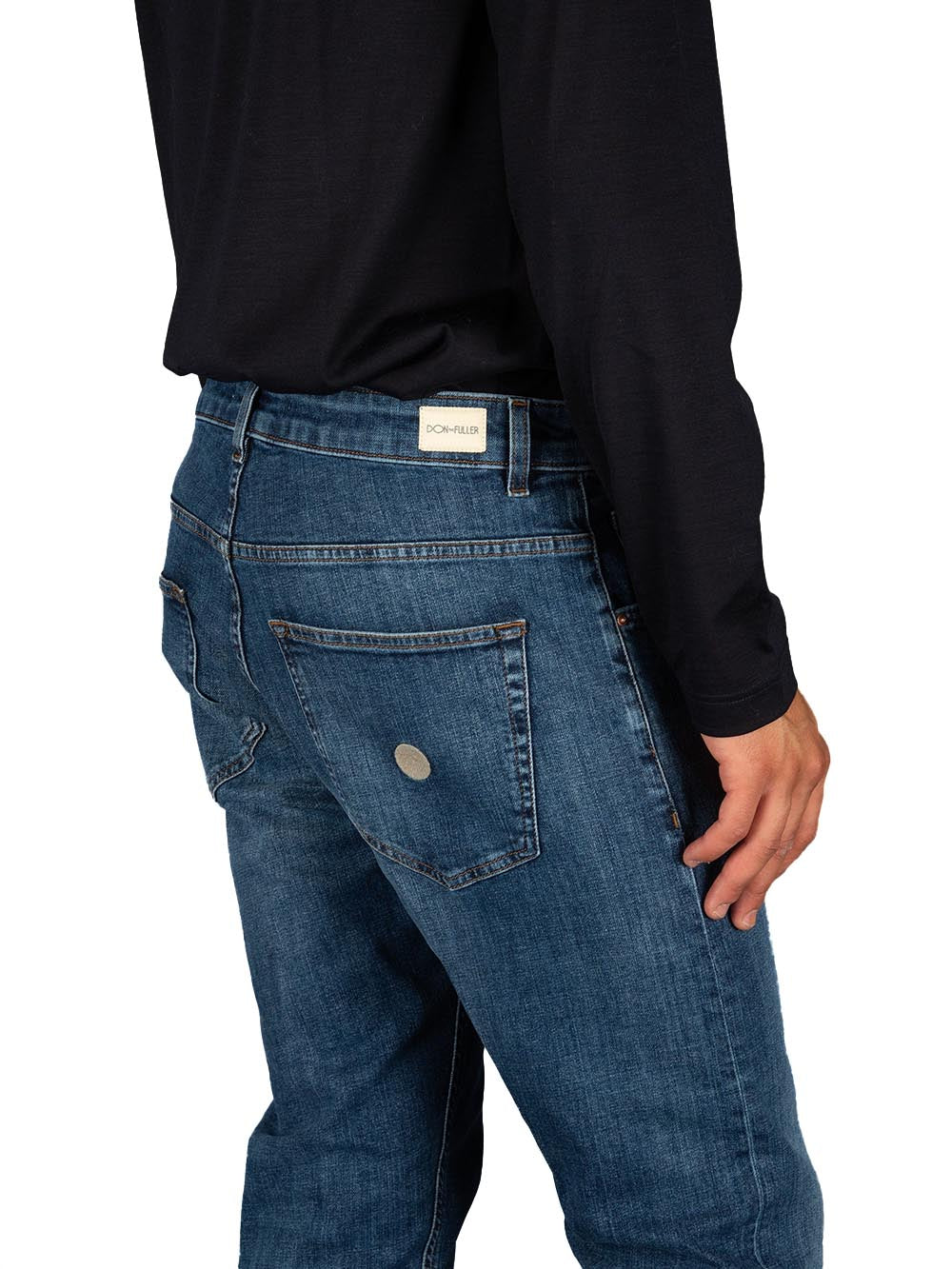 DON THE FULLER Jeans Uomo Dtfhv14 M2f5003 Scuro