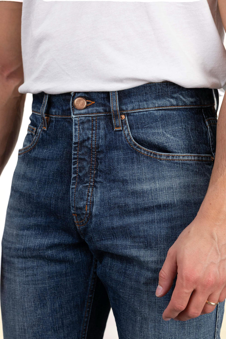 DON THE FULLER Jeans Uomo Dtfut M2f5007a Scuro