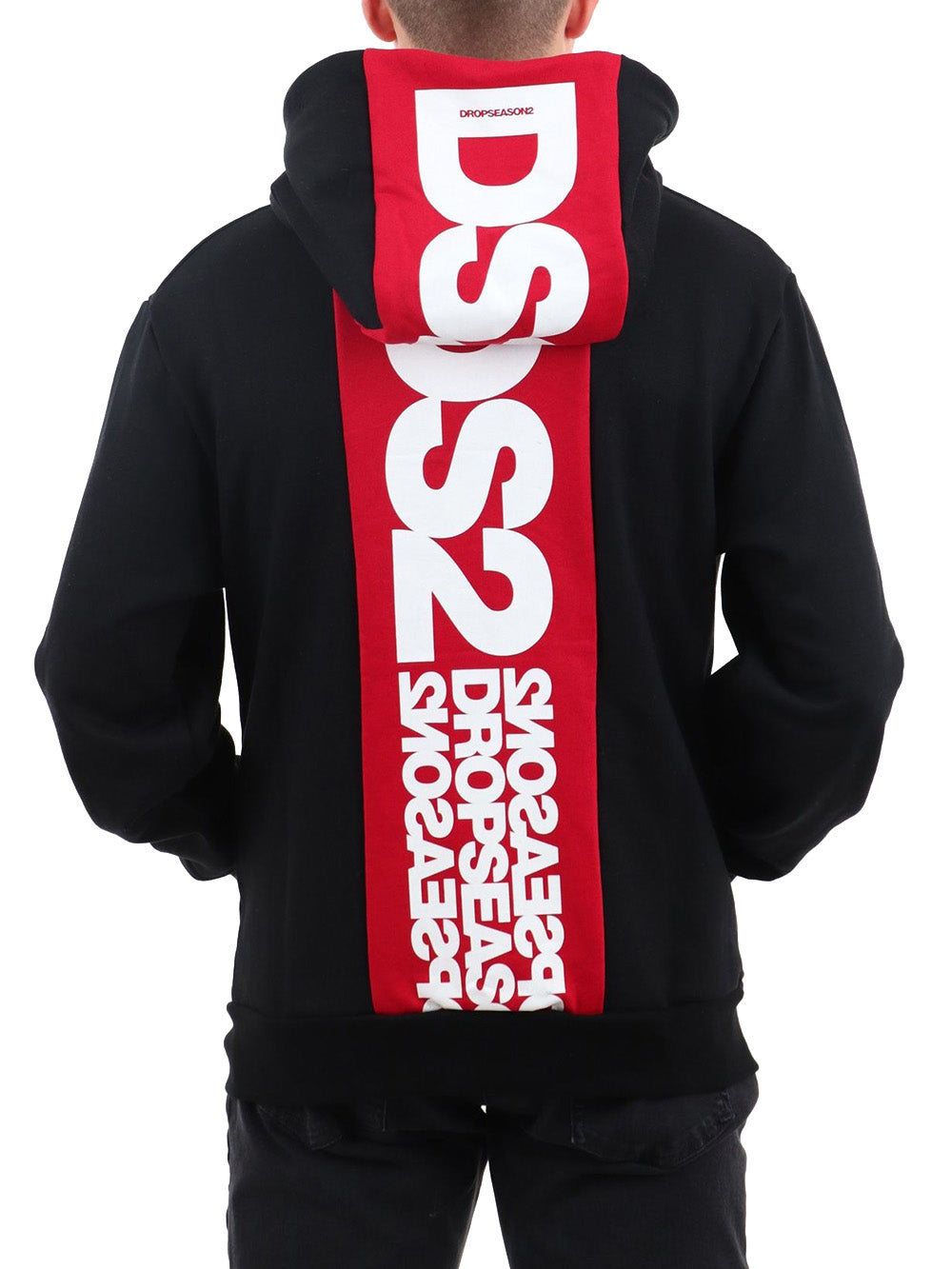 Ds2 Felpa Uomo Fw25218 Nero